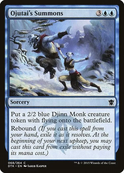 DTK, Ojutai's Summons, Standard, 68, C, Near Mint, Normal, EN