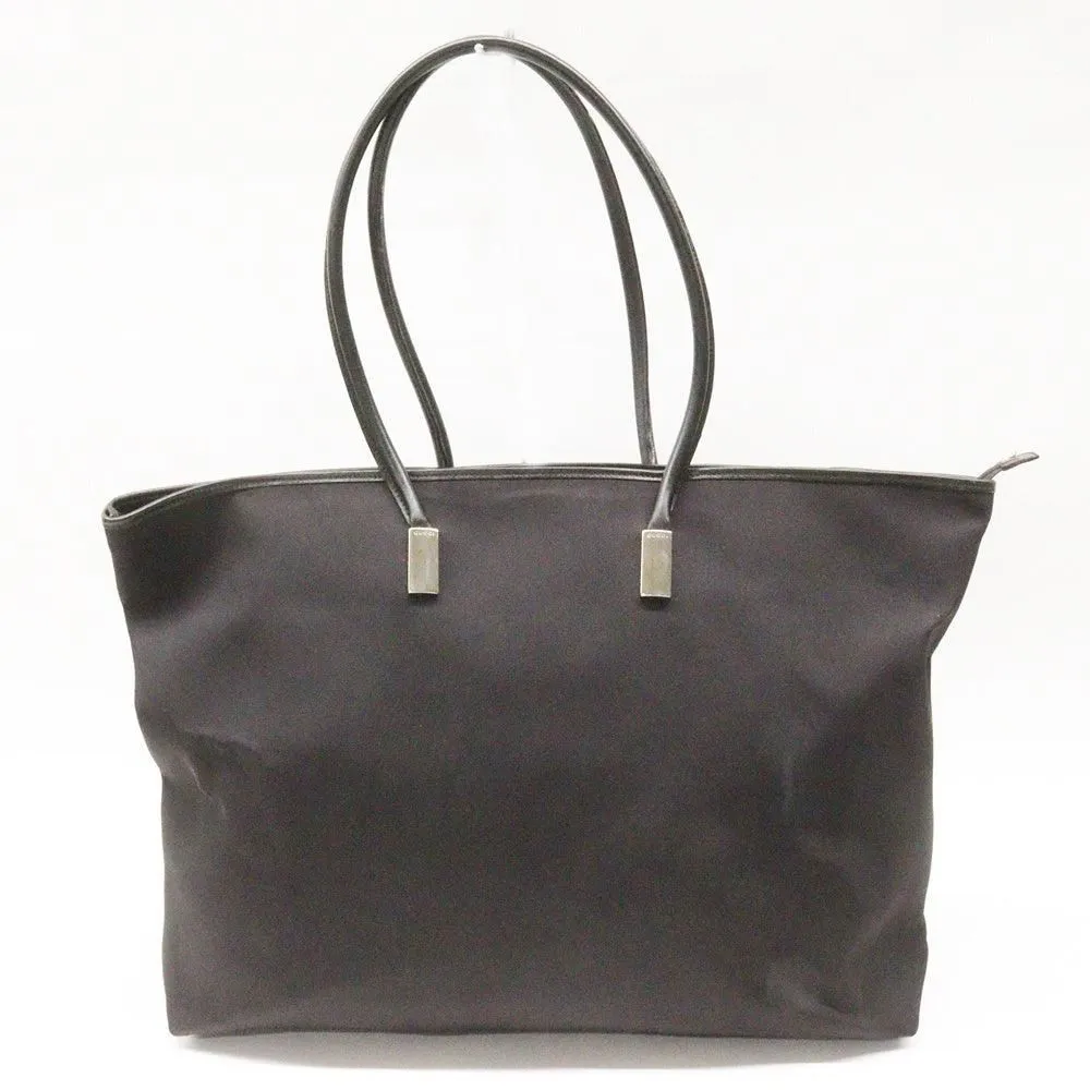 GUCCI Tote Bag 002 2123 0455, Large Capacity, Extra Large Size, Nylon and Leather