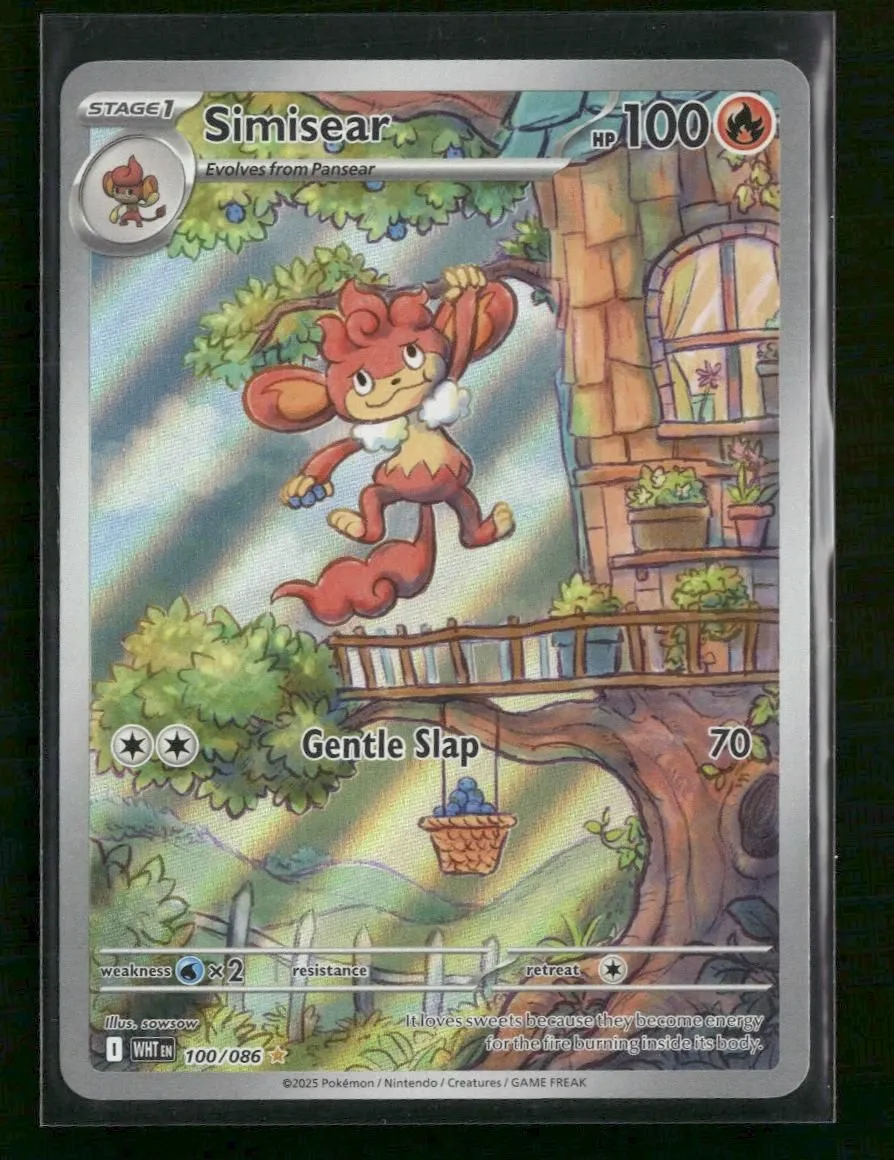 SV: White Flare Simisear #100/086