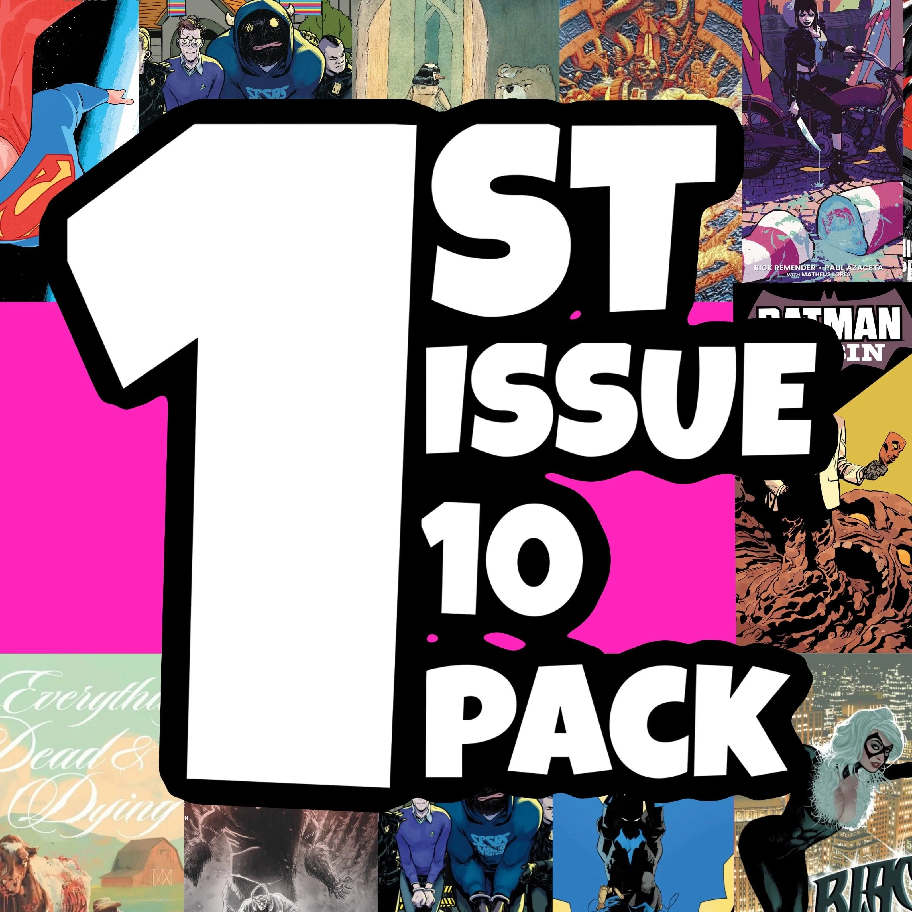 10 First Issue Comic Bundle – Marvel, DC, Image | Collectible #1s for Collectors & New Readers
