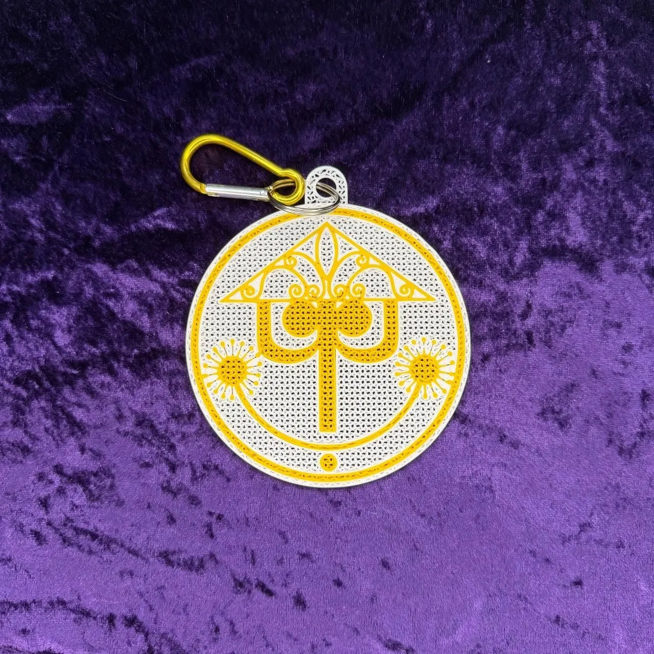 It's A Small World "Clock"-Inspired 3D Printed Pin Keychain