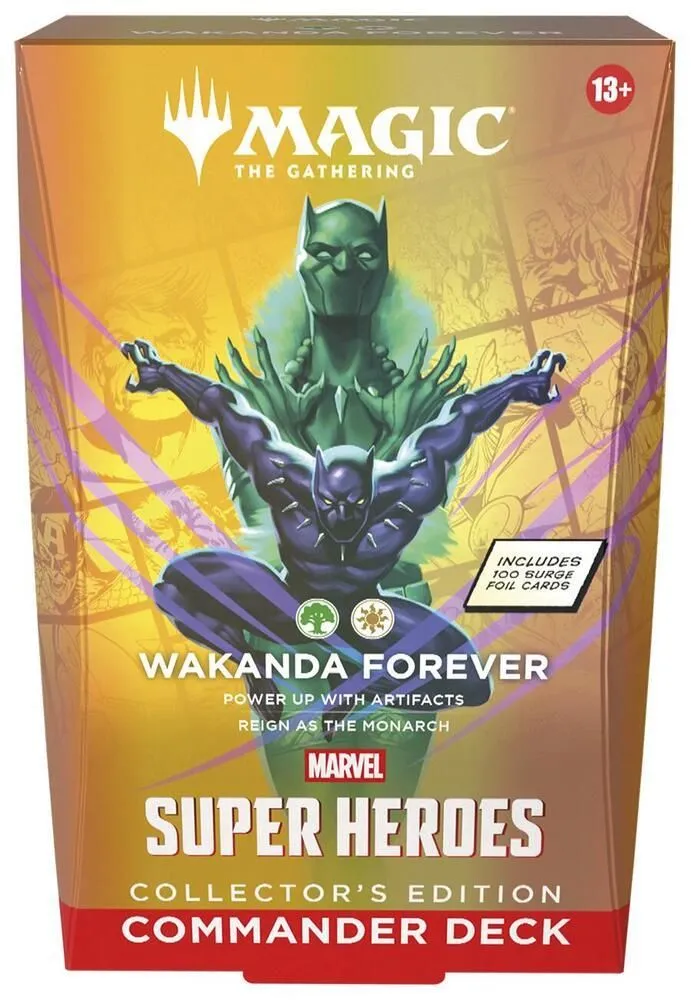 Magic: The Gathering Marvel Super Heroes Commander Deck Collector's Edition - Wakanda Forever