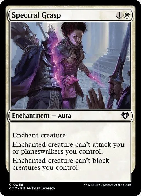 CMM, Spectral Grasp, Standard, 58, C, Near Mint, (Foil), EN