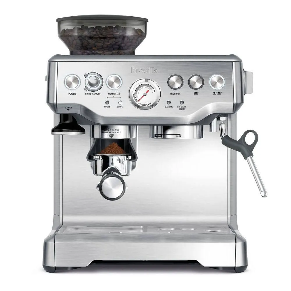 New without box - Breville Stainless Steel Barista Express Espresso Machine Light Silver BES870XL