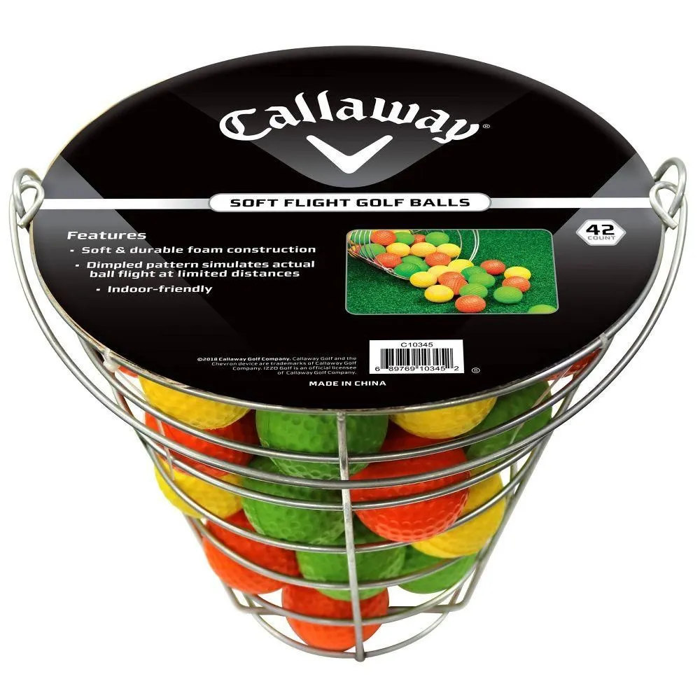 Open-box - Callaway Assorted Soft Flight Golf Balls in Basket