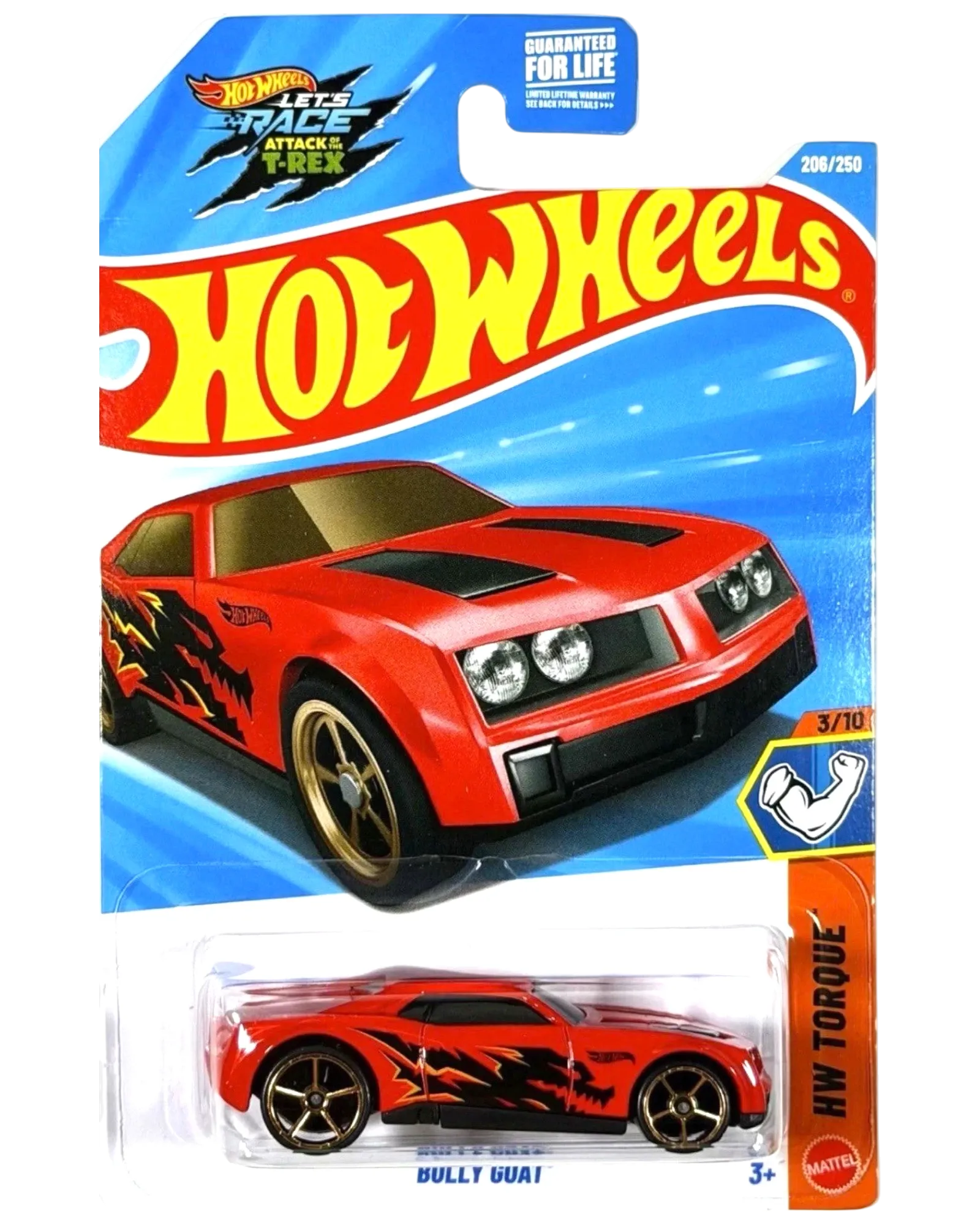 Hot Wheels Bully Goat 1:64 Die-Cast Red HW Torque Series Case K #206/250