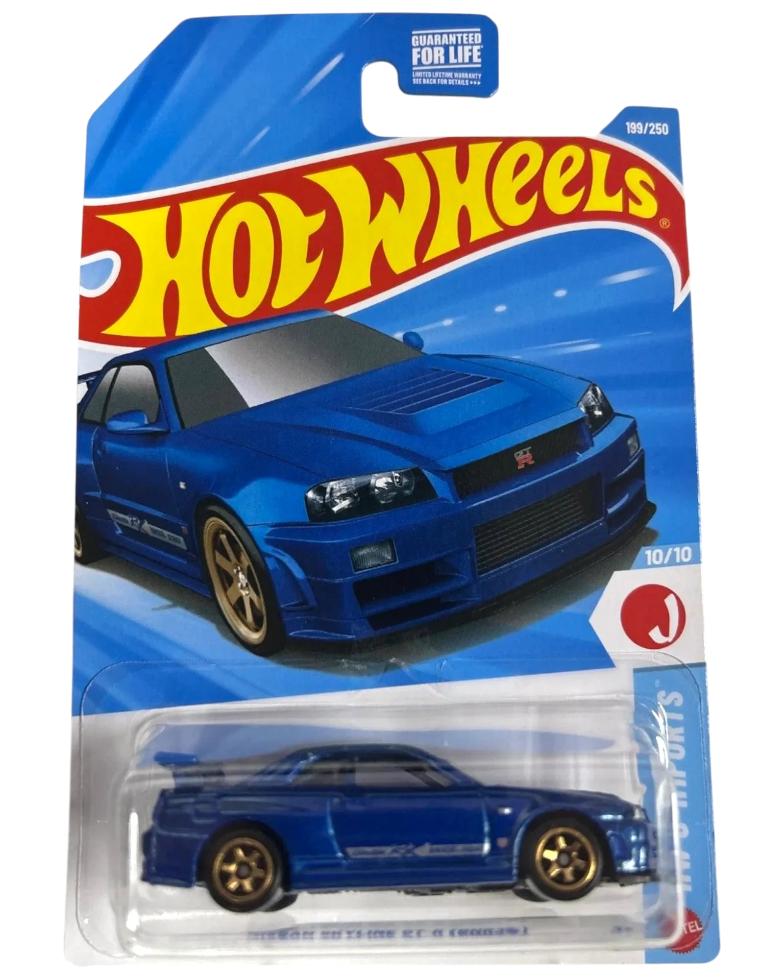 Hot Wheels Nissan Skyline GT-R BNR34 1:64 Die-Cast 2026 Mainline Case K 199/250