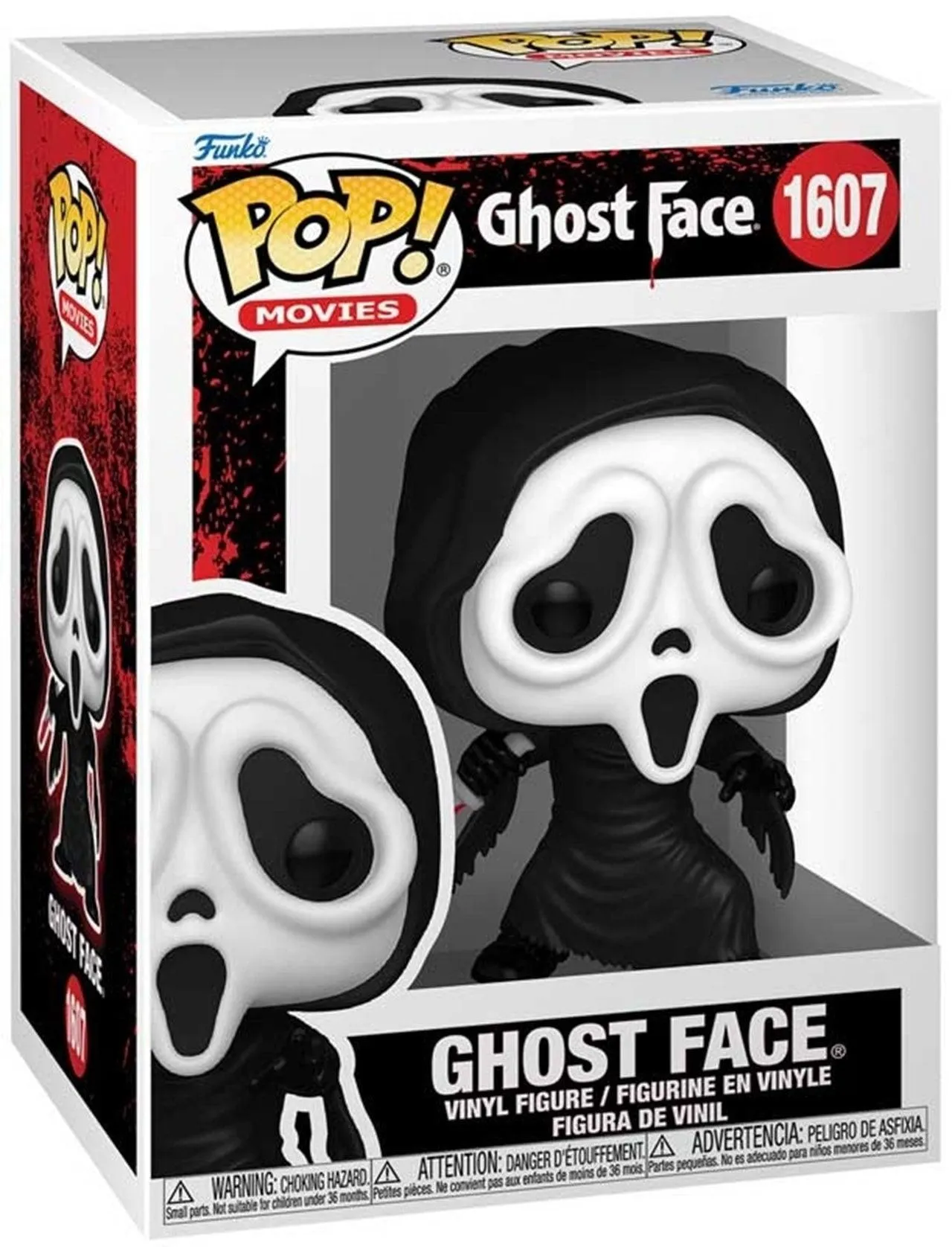 Funko Pop! Movies Horror Ghost Face #1607 Free Protector
