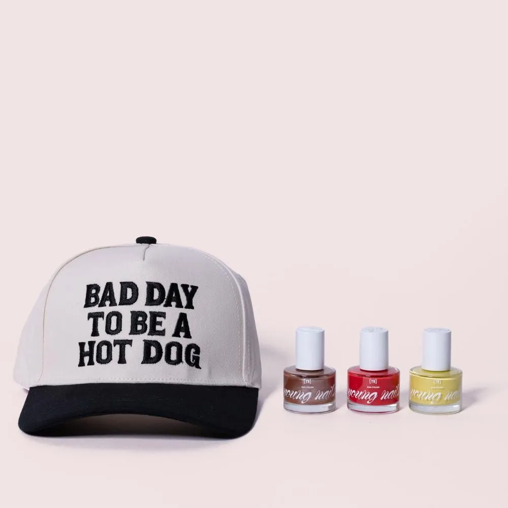 National Hot Dog Day Bundle, Black Hat