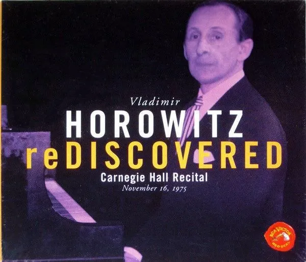 Vladimir Horowitz - Horowitz Rediscovered (Carnegie Hall Recital, November 6, 1975) (2xCD, Album, Dig)