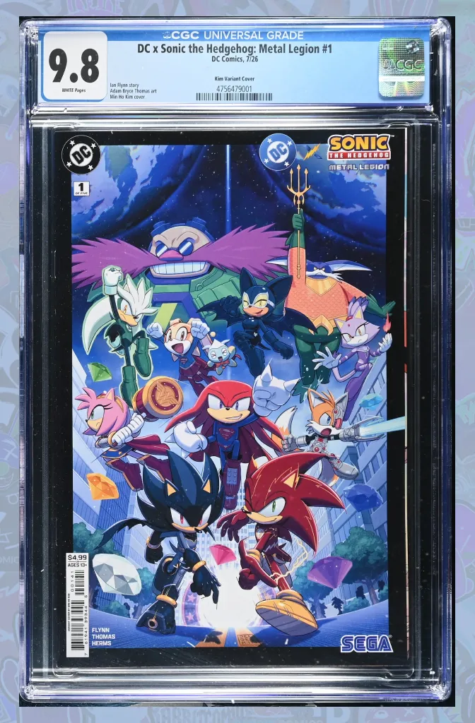 DC X Sonic The Hedgehog The Metal Legion #1 (Of 5) Cover D Variant | CGC 9.8