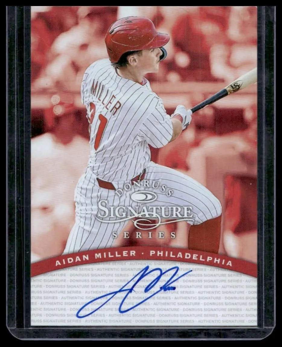2026 Donruss #111 Aidan Miller Donruss Signatures Series