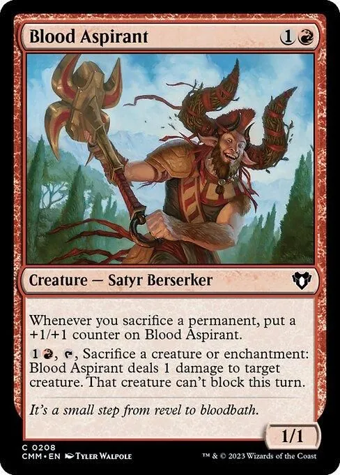 CMM, Blood Aspirant, Standard, 208, C, Near Mint, Normal, EN