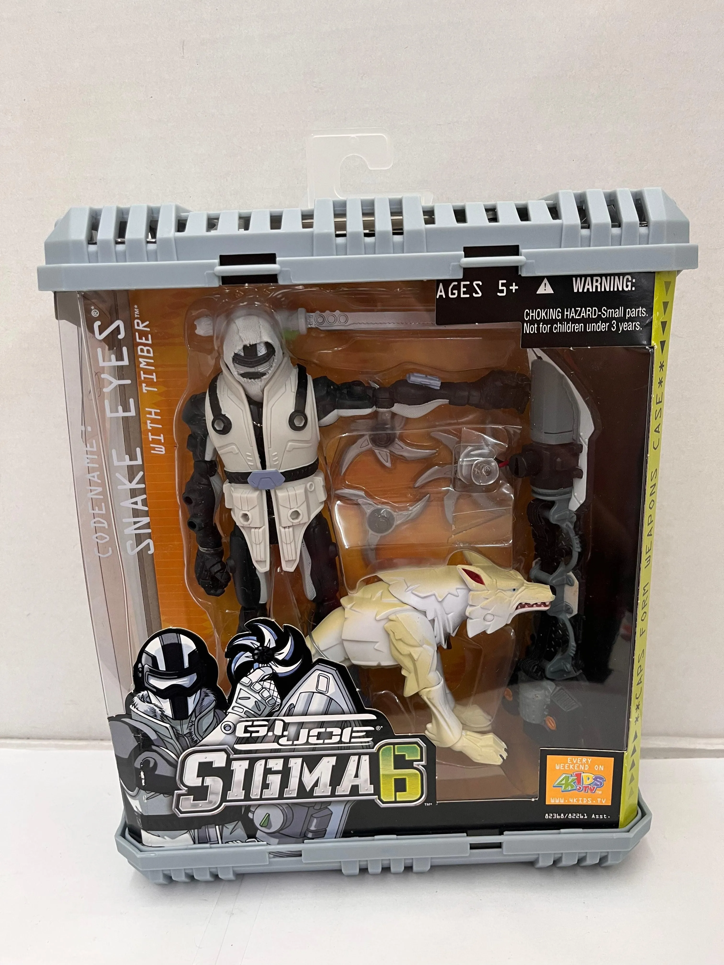 2006 GI Joe Sigma 6 Snake Eyes with Timber