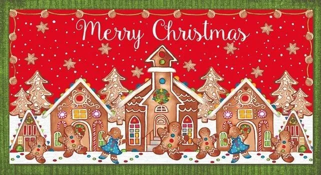 Gingerbread Factory 24" Panel Blank Quilting 137P