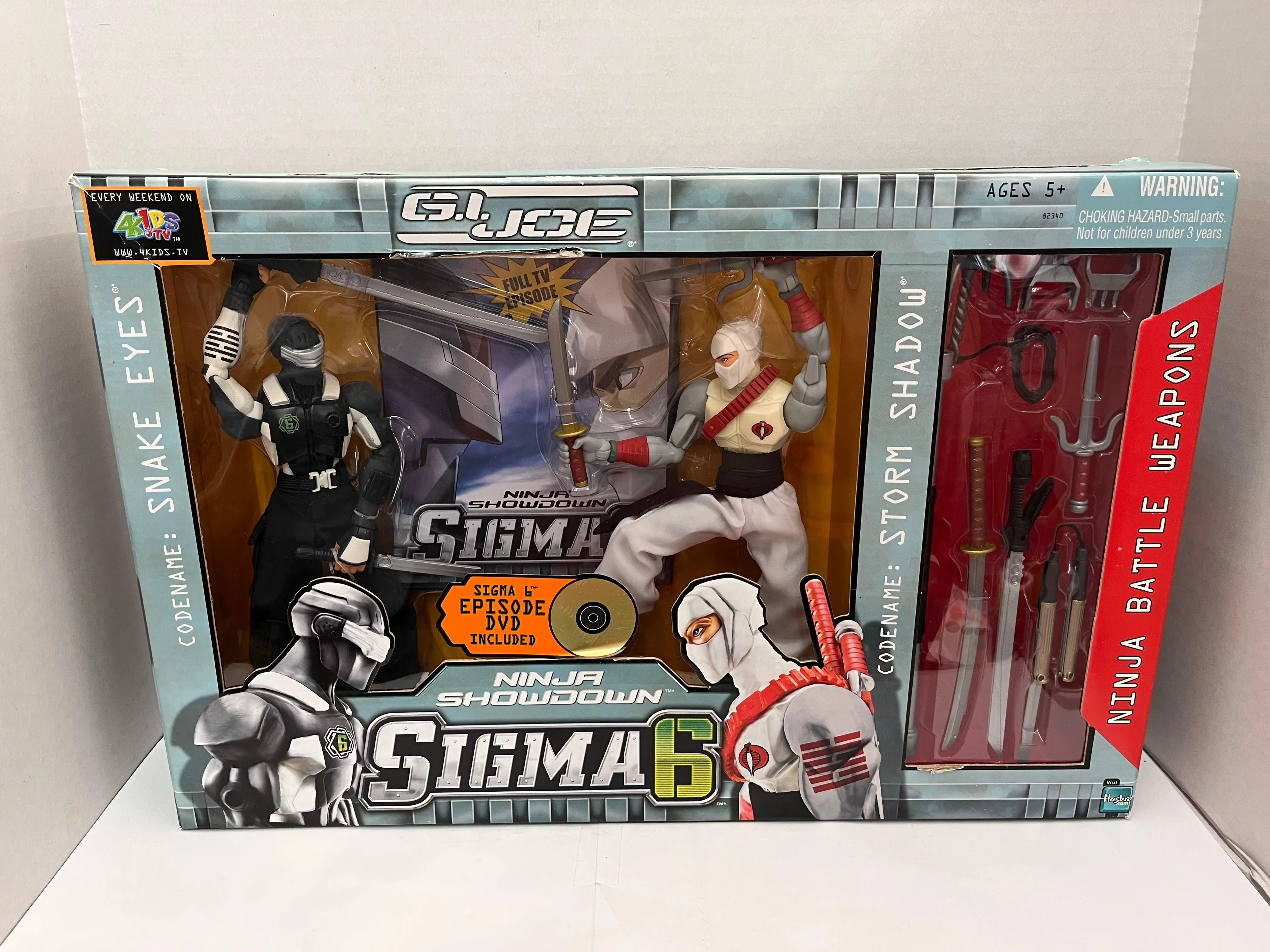 GI Joe Ninja Showdown Sigma 6 Set (Snake Eyes vs. Storm Shadow) NEW 2005