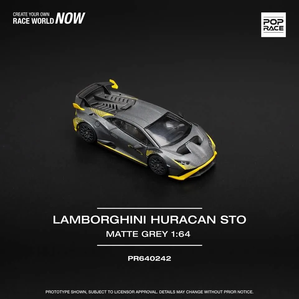 Pop Race - Lamborghini Huracan STO (Matte Grey)