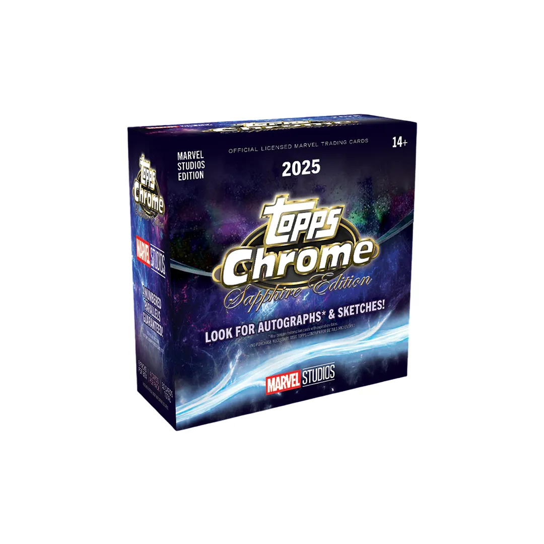 2025 Topps Chrome Marvel Studio Sapphire Hobby Box