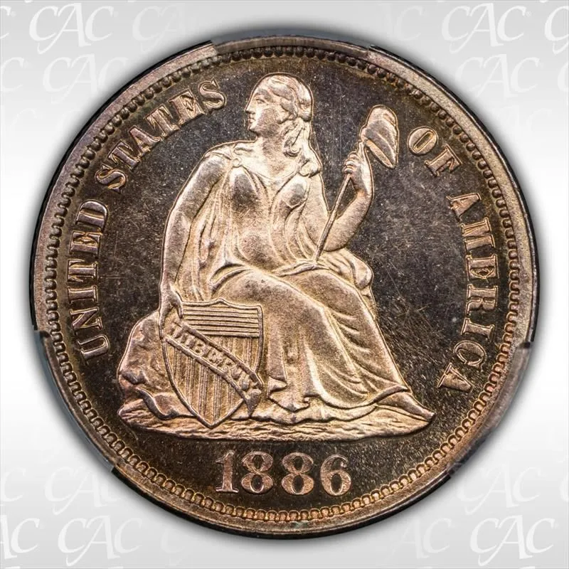 DIMES SEATED LIBERTY Image 1