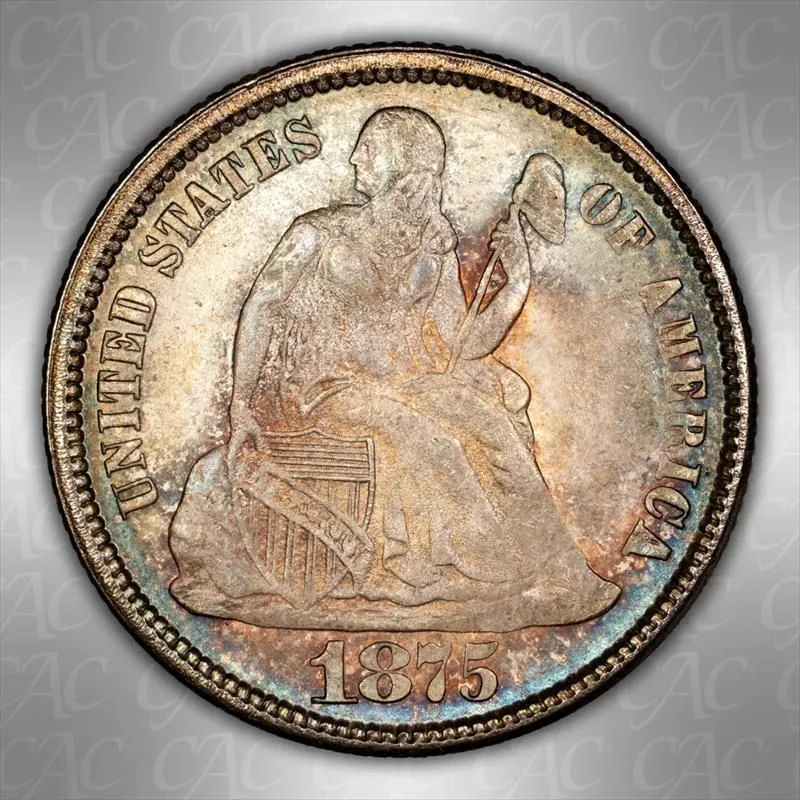 DIMES SEATED LIBERTY Image 1