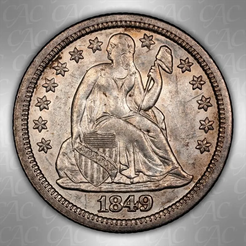 DIMES SEATED LIBERTY Image 1