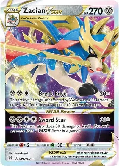 096/159 Zacian VSTAR - Crown Zenith