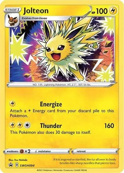 SWSH094 Jolteon - SWSH Black Star Promo