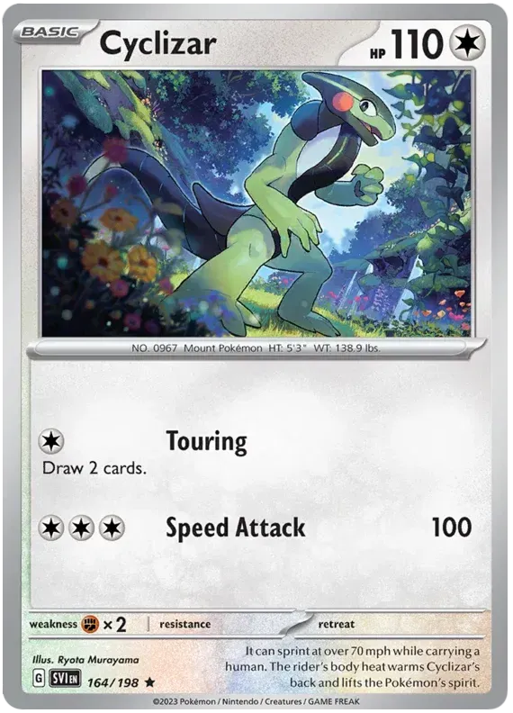 164/198 Cyclizar Holofoil - Scarlet & Violet Base Set