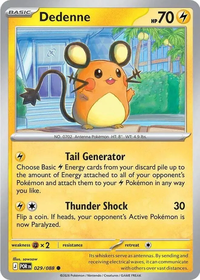 029/088 Dedenne Reverse Holo - Perfect Order