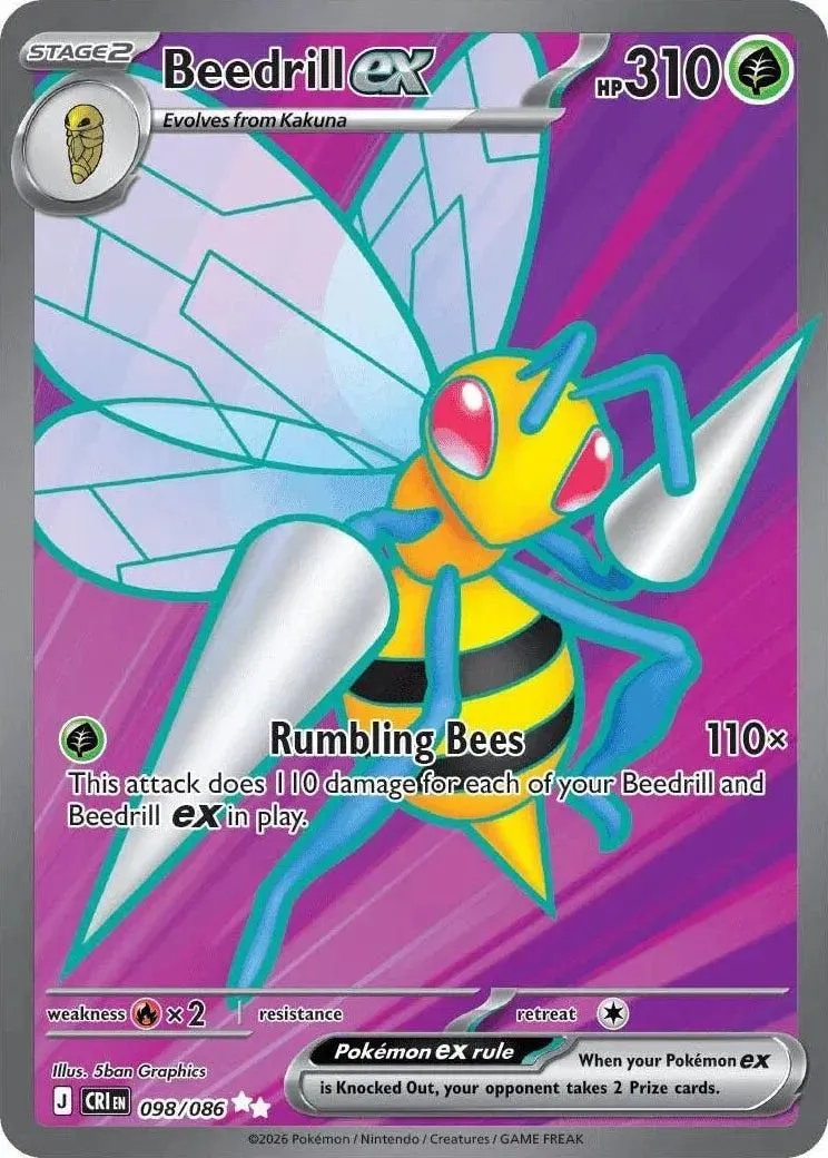 098/086 Beedrill EX - Chaos Rising