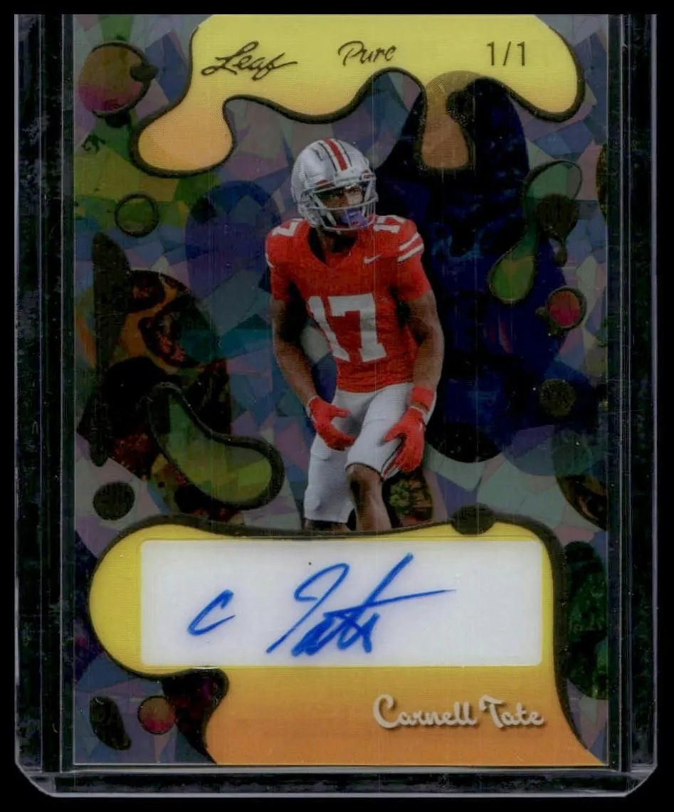 2025 Leaf Pure Adrenaline Autographs Carnell Tate #1/1