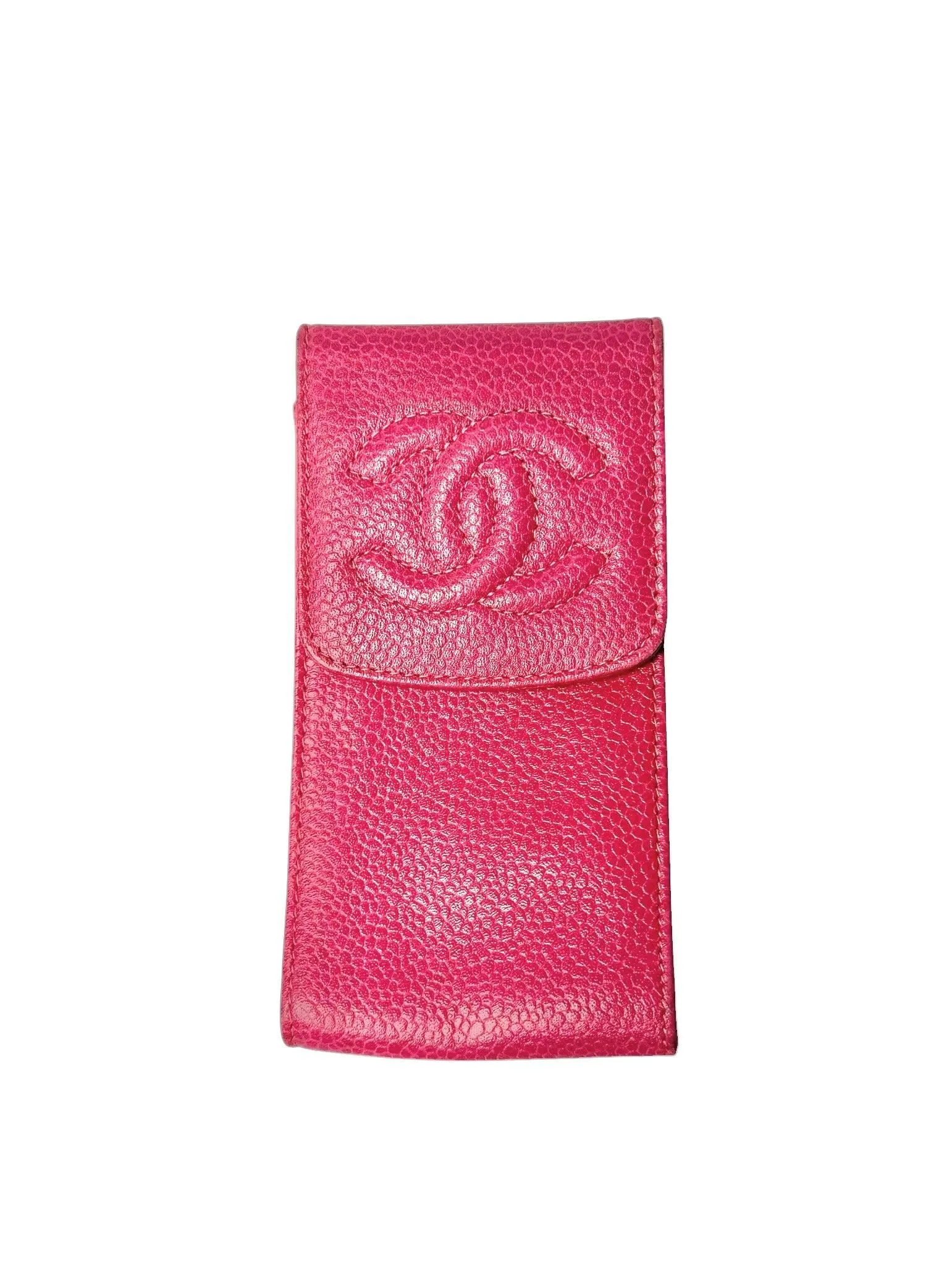 Chanel Pink Caviar Cigarette Case