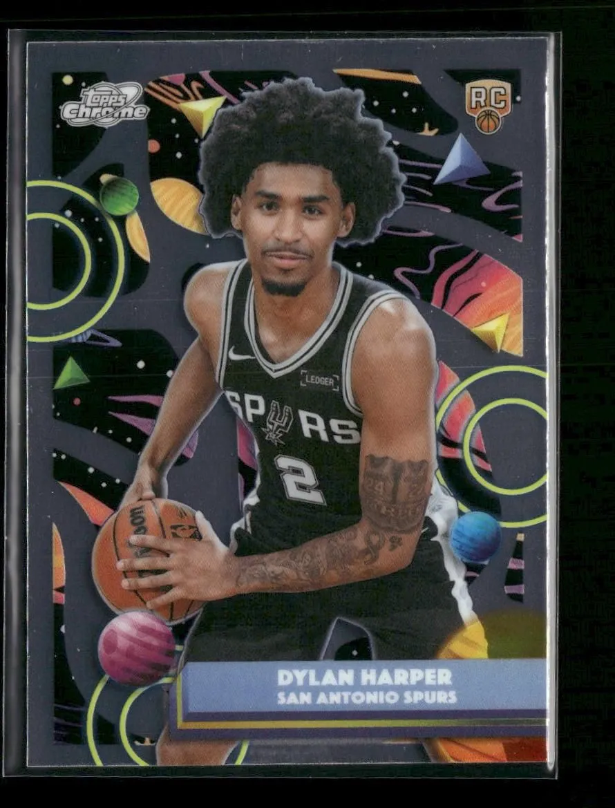 2025-26 Topps Chrome Cosmic Dylan Harper Rookie #186