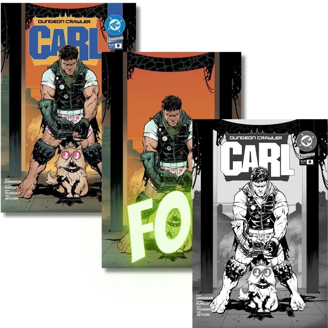 DUNGEON CRAWLER CARL SPECIAL EDITION #0 ABSOLUTE BATMAN 3 BOOK HOMAGE SET