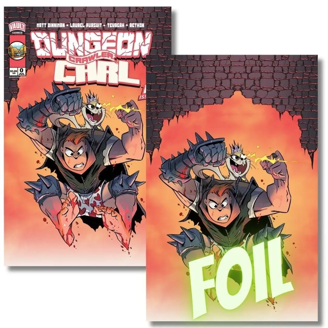 DUNGEON CRAWLER CARL SPECIAL EDITION #0 BRETT BEAN TRADE & VIRGIN FOIL SET