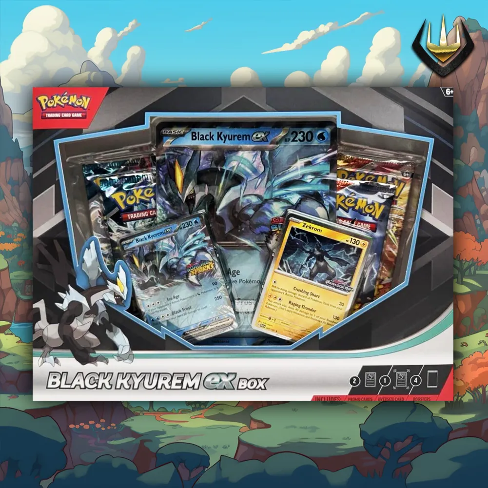 Black Kyurem EX Pokemon Box [Surging Sparks & Twilight Masquerade]