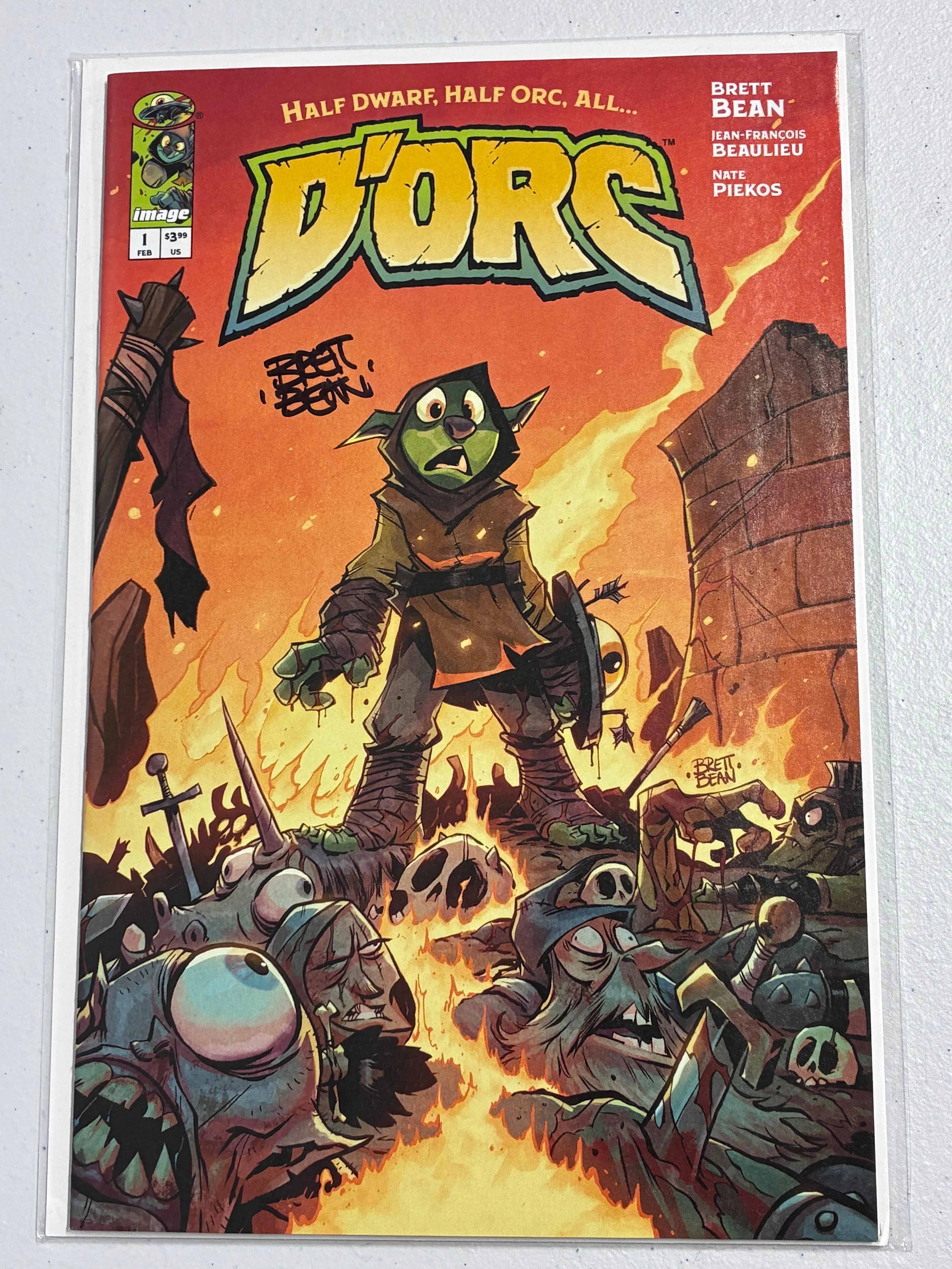 Dorc #1 Cover A Signed by Brett Bean