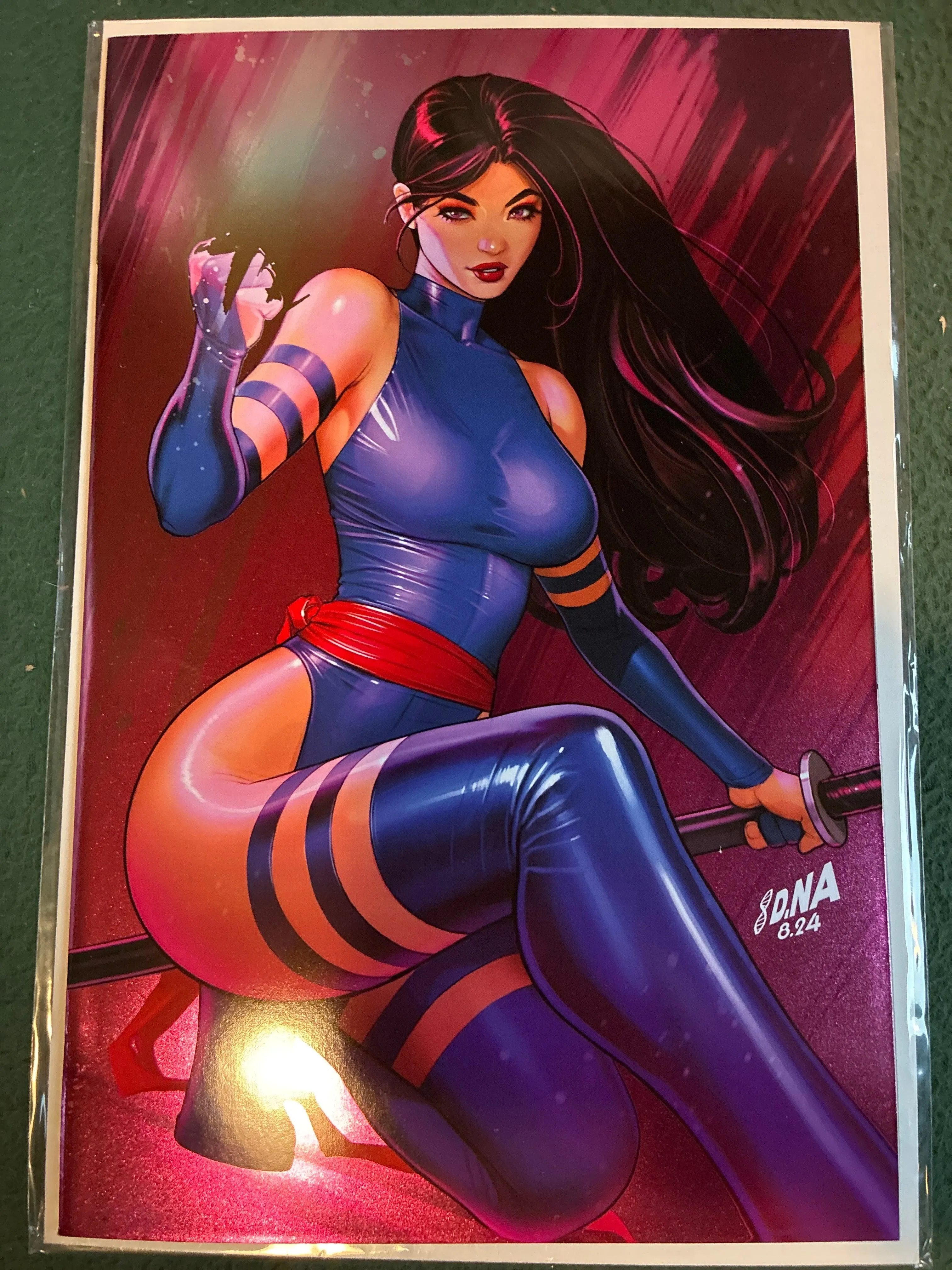 Psylocke #1 David Nakayama Exclusive Virgin Foil Variant
