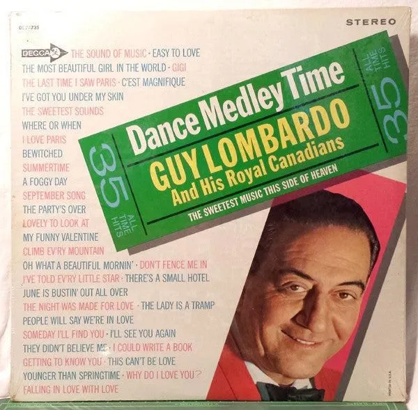 Guy Lombardo And His Royal Canadians - Dance Medley Time (LP)