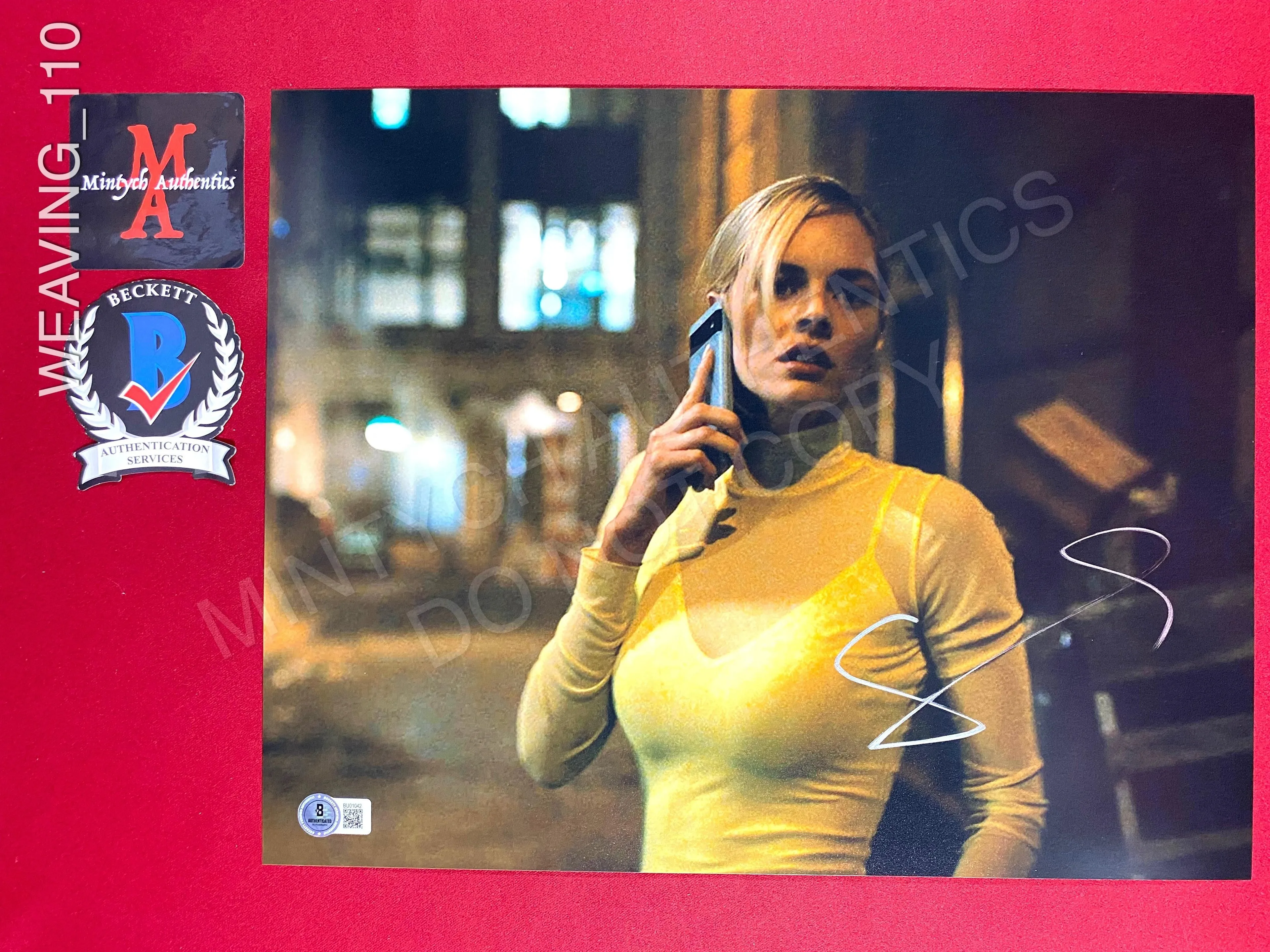 WEAVING_110 - 11x14 Photo Autographed By Samara Weaving