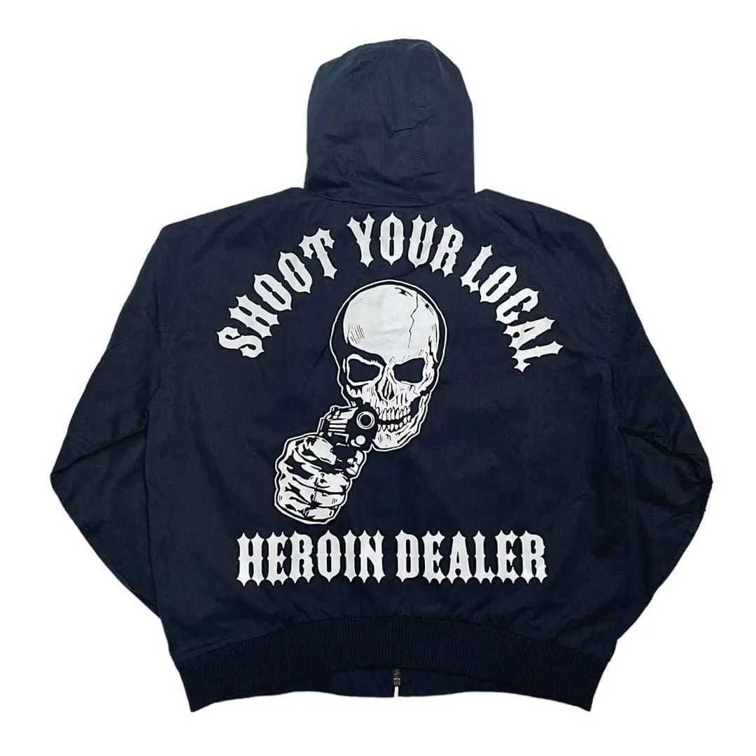 Warren Lotas Shoot Your Local Heroin Dealer Work Jacket