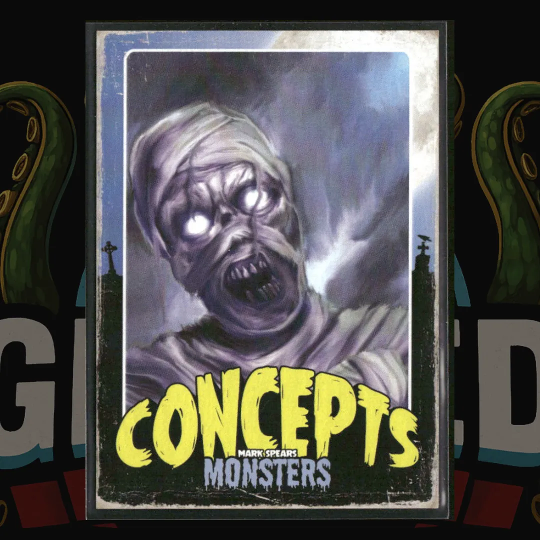 2021 Mark Spears Monsters Series 1 Concepts Card 14 The Mummy