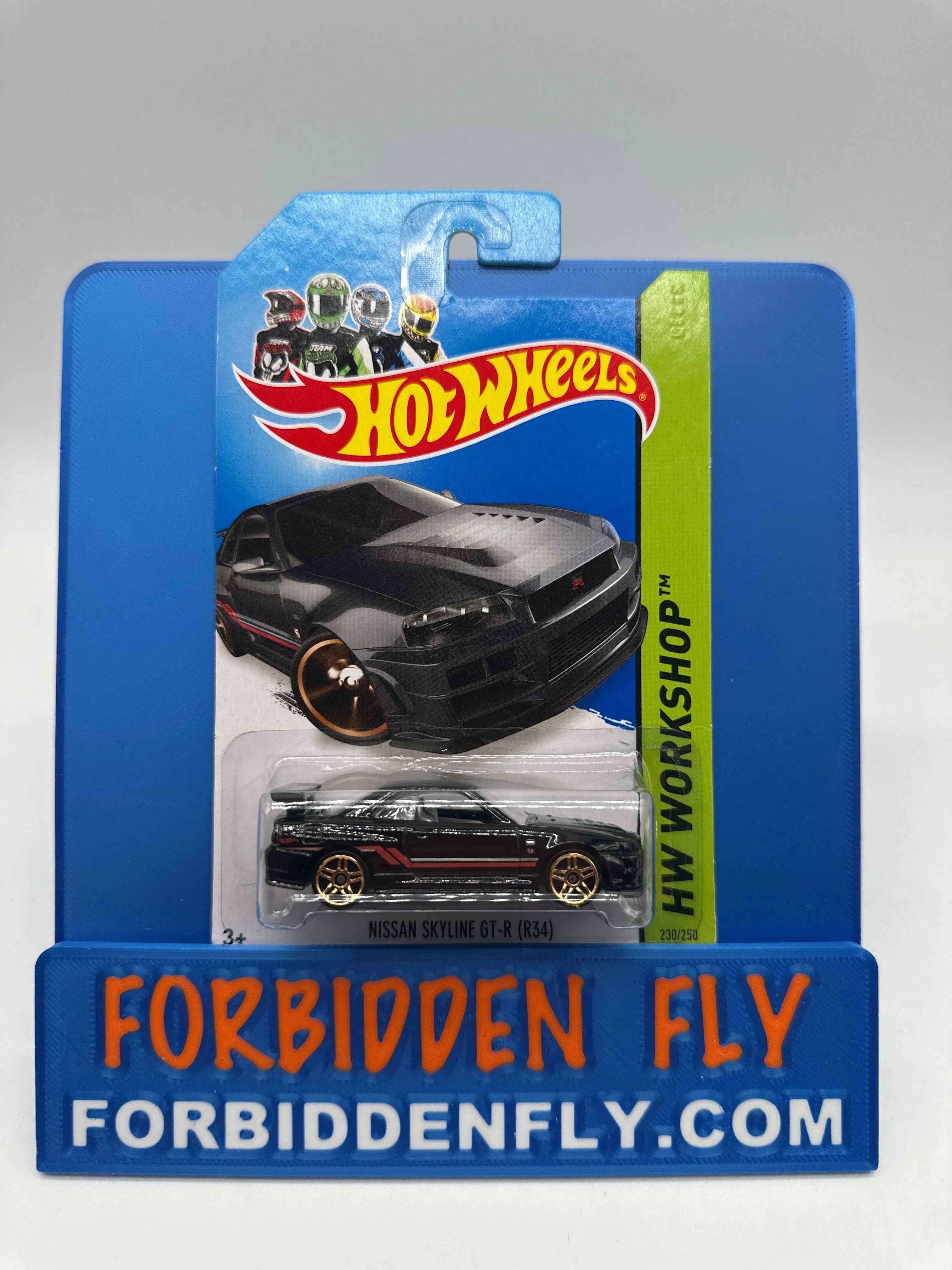 Hot Wheels Mainline - 2014 HW Workshop Series - Nissan Skyline GT-R (R34) - Black