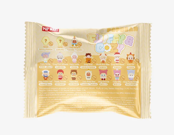 POP BEAN Fluffy & Cozy Blind Bag by POP MART