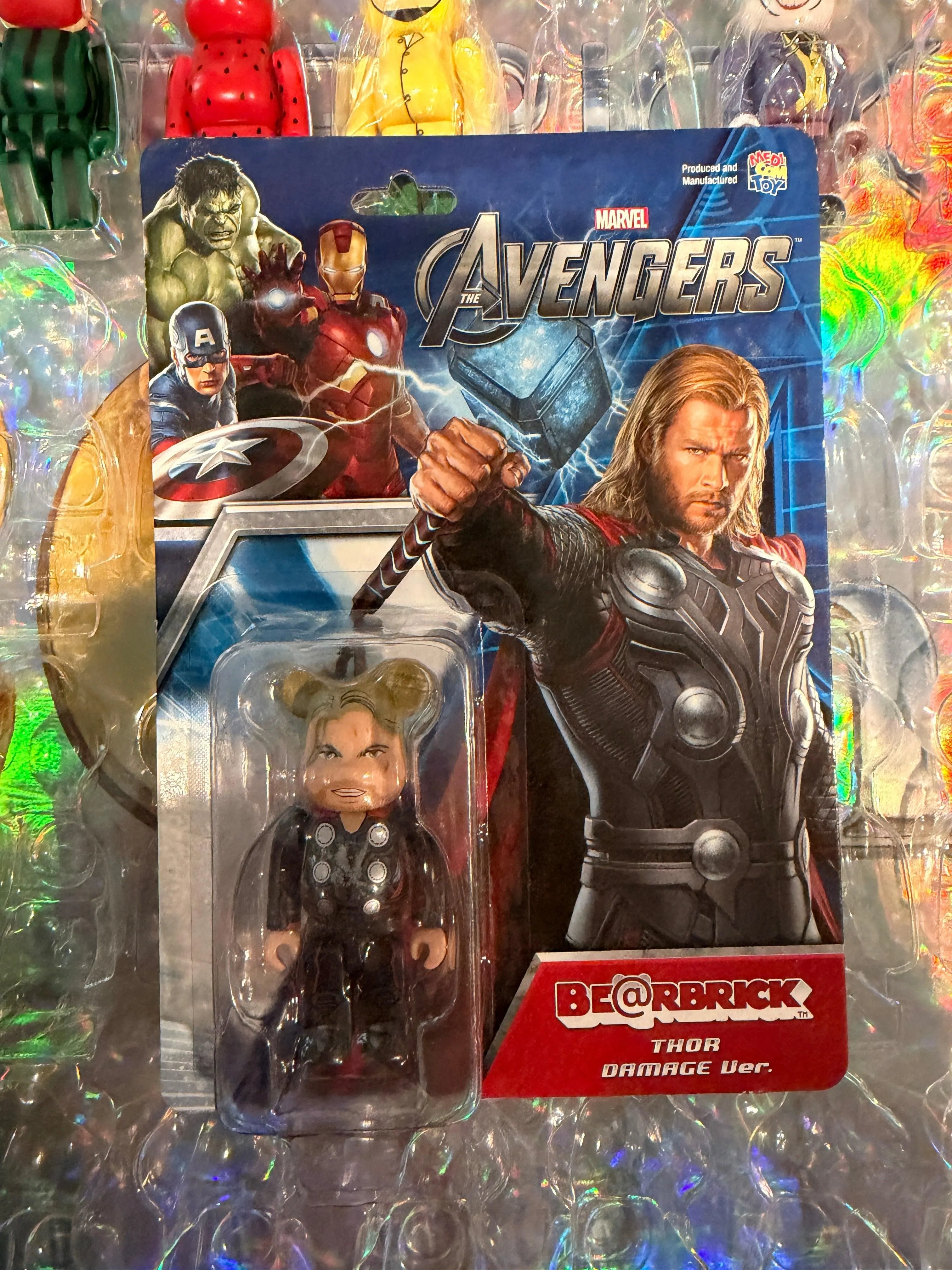 Bearbrick Avengers Thor Damage Ver 100%