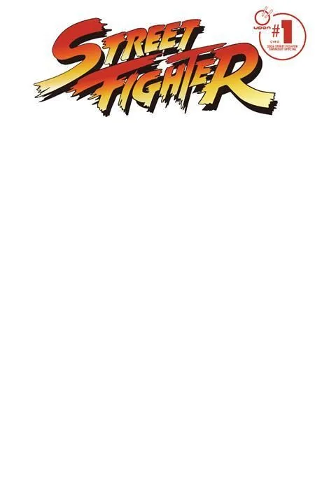 2026 STREET FIGHTER SWIMSUIT SPECIAL #1 (ONE SHOT) CVR D BLANK SKETCH VAR
