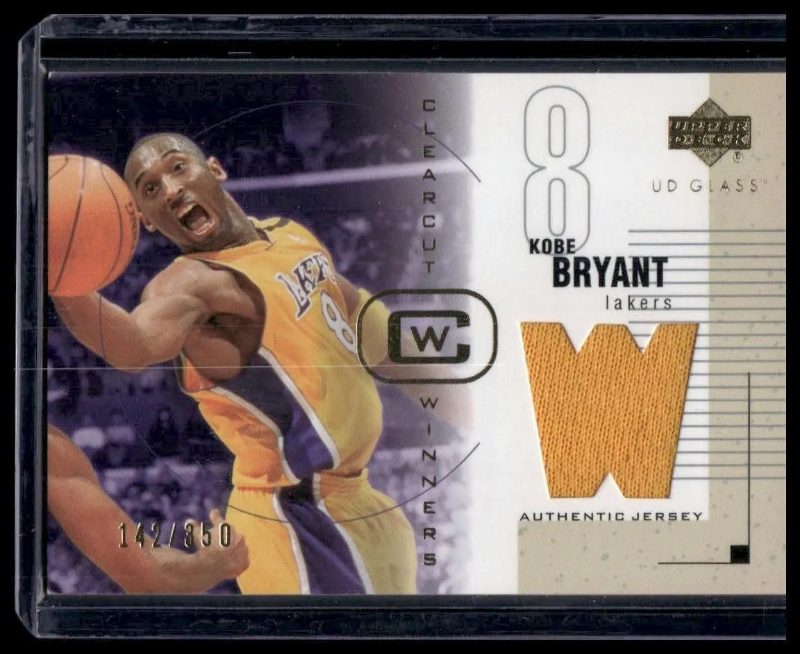 2003-04 UD Glass Kobe Bryant Clear Cut Winners Jerseys #/350