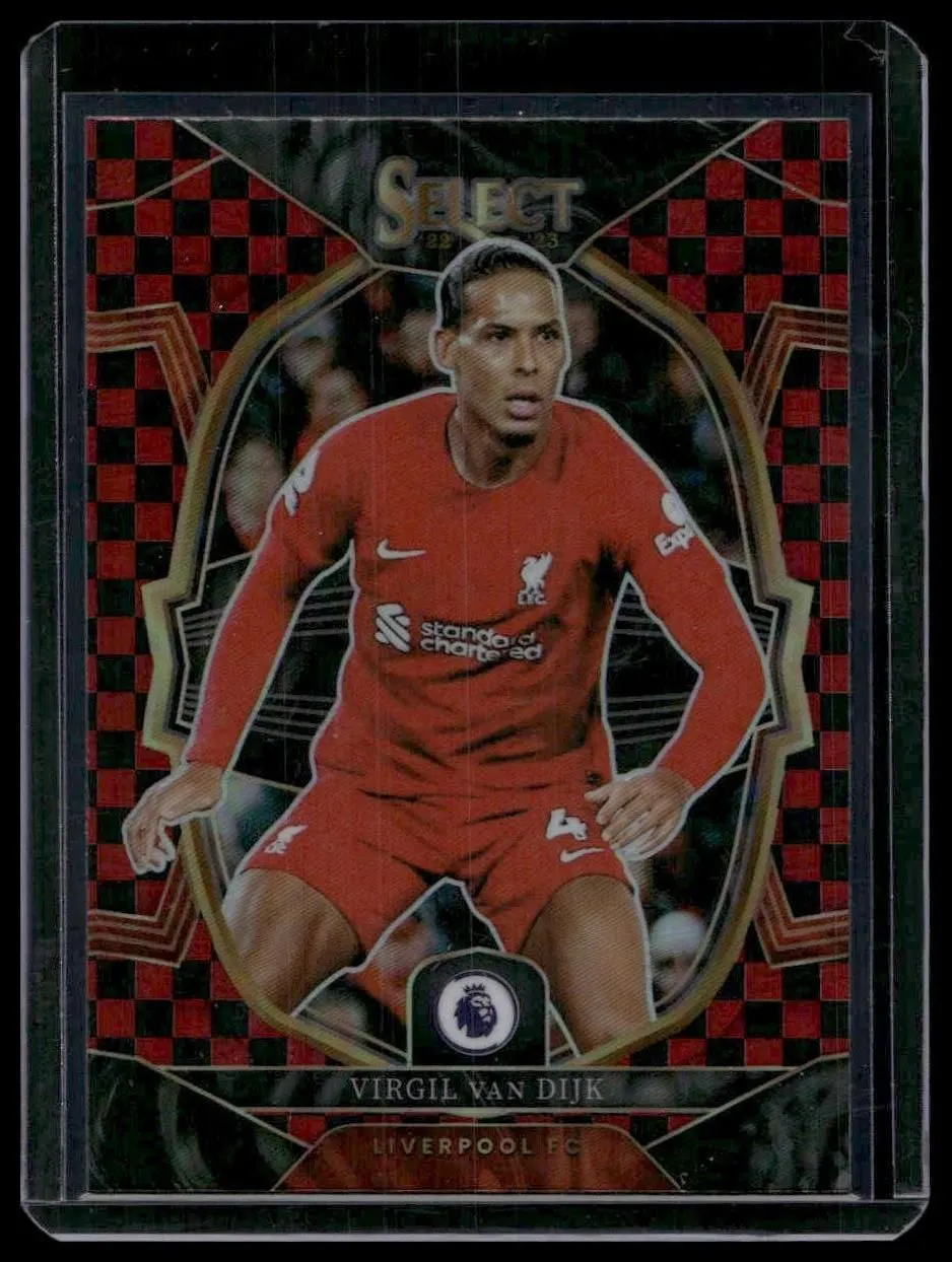 2022-23 Panini Select Premier League #60 Virgil van Dijk Checkerboard