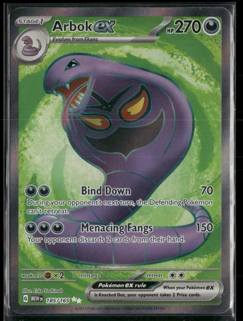 SV: Scarlet & Violet 151 Arbok ex #185/165