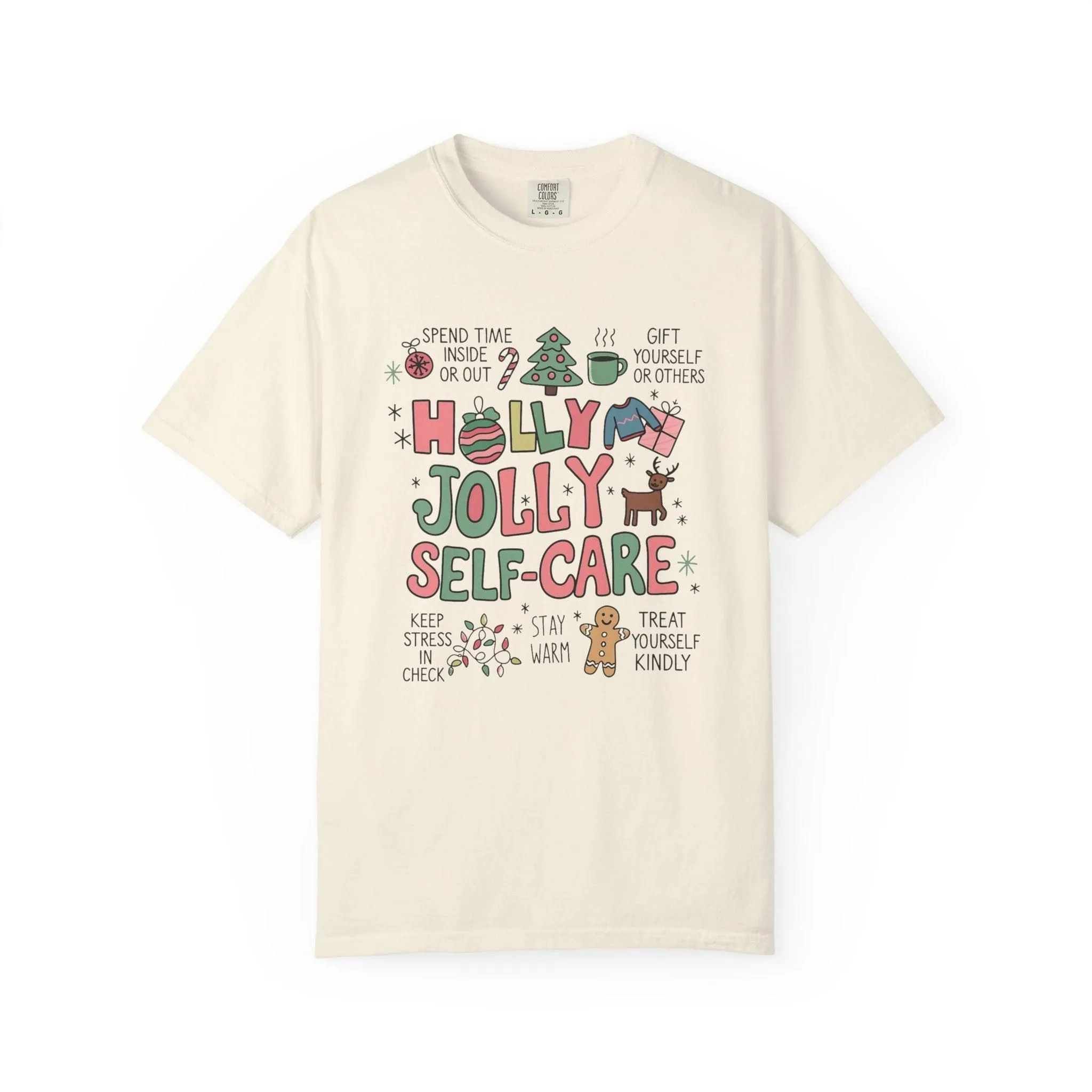 Christmas Self Care Tee — Holiday T-shirt